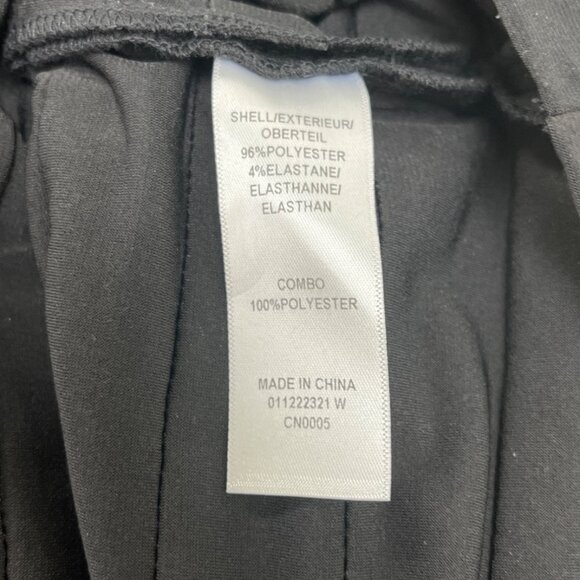 Adrianna Papell Black Dress With Sheer Overlay & Textured Skirt Womens Size 14W - Picture 5 of 6